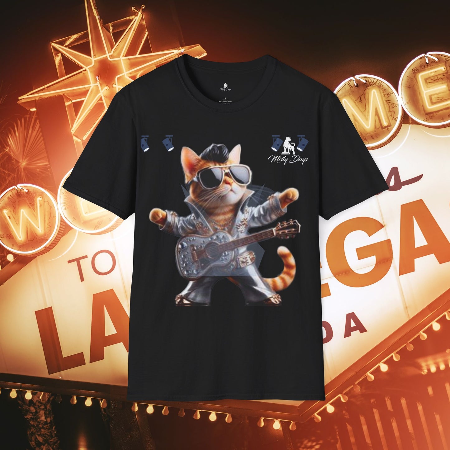 Ginger Elvis T-Shirt - Vegas Years