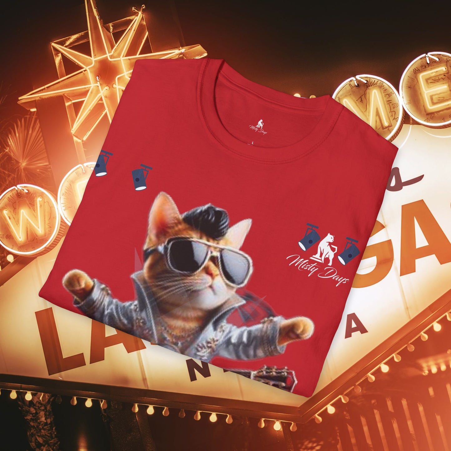 Ginger Elvis T-Shirt - Vegas Years