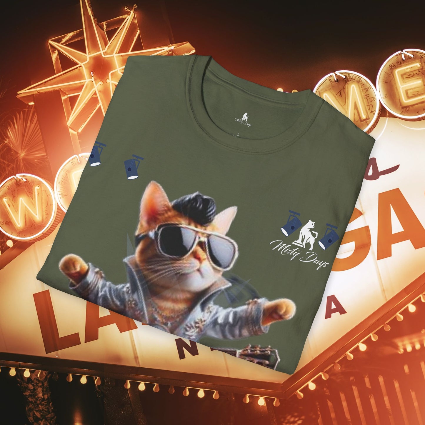 Ginger Elvis T-Shirt - Vegas Years