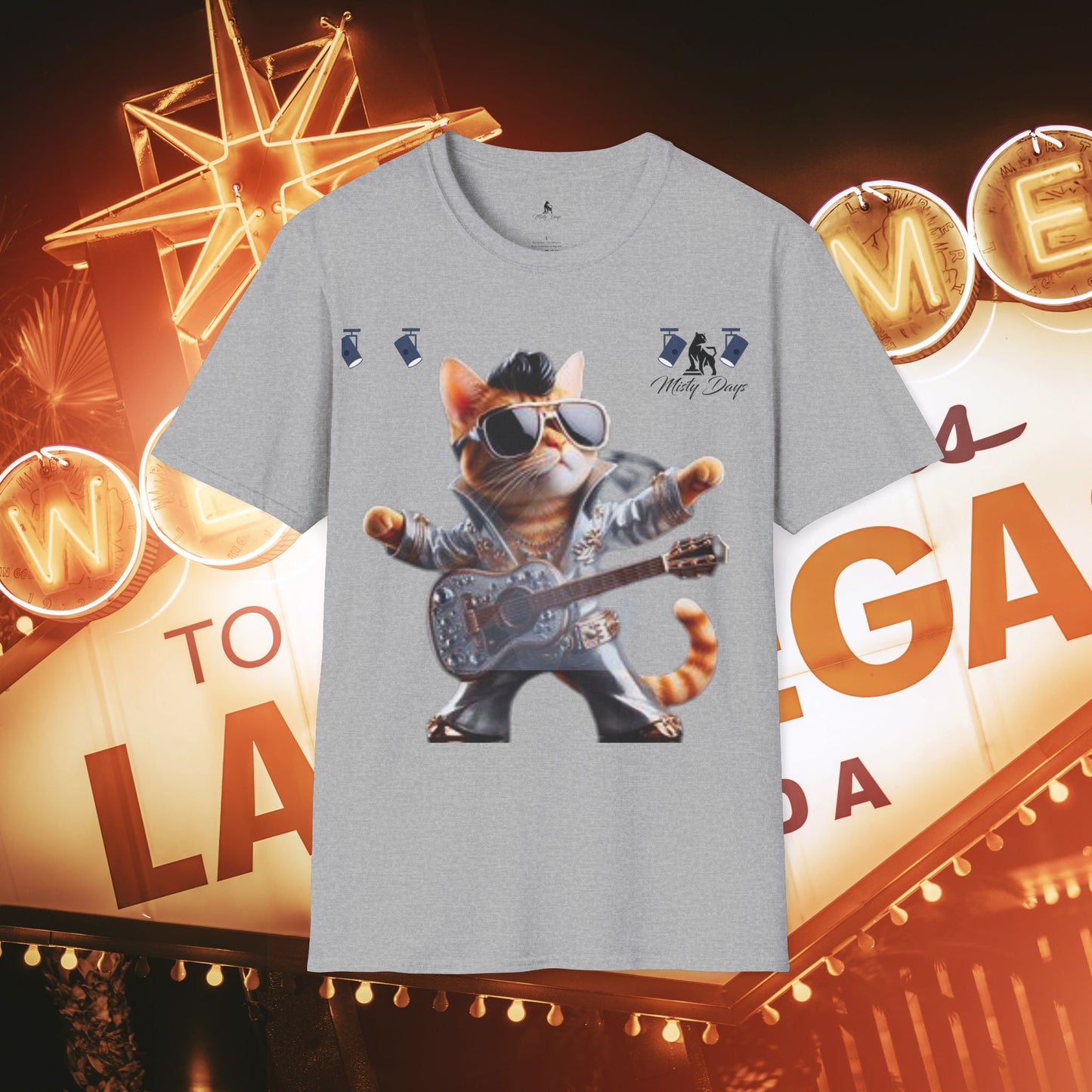 Ginger Elvis T-Shirt - Vegas Years