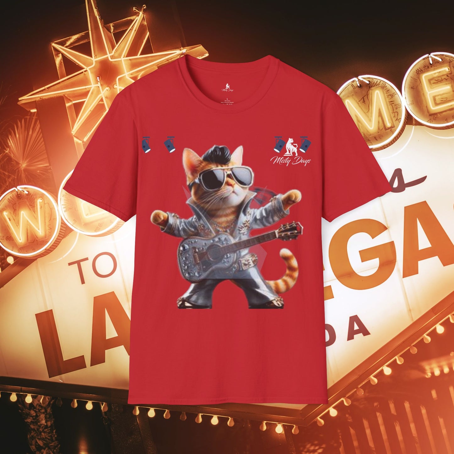 Ginger Elvis T-Shirt - Vegas Years