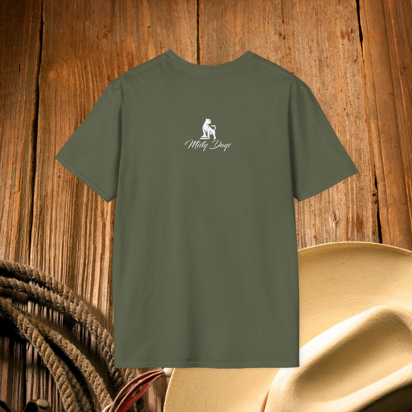 Maine Coon Cat Western Saloon Unisex T-Shirt