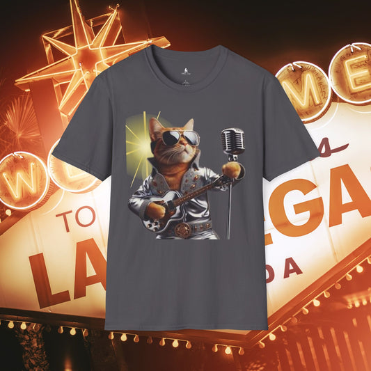 Ginger Cat Elvis Tribute T-Shirt