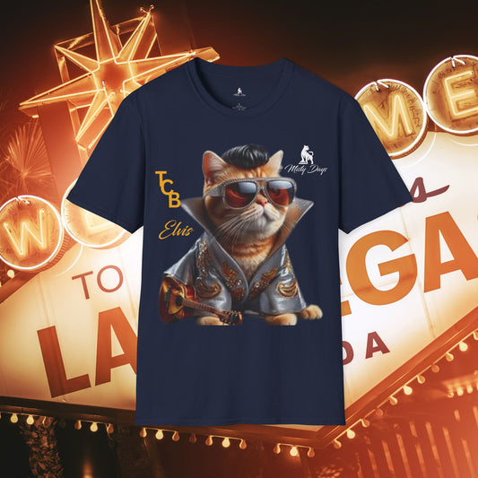 Ginger Cat TCB Elvis Tribute - Unisex T-Shirt
