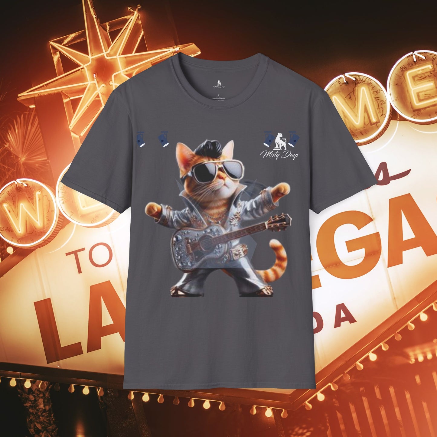 Ginger Elvis T-Shirt - Vegas Years