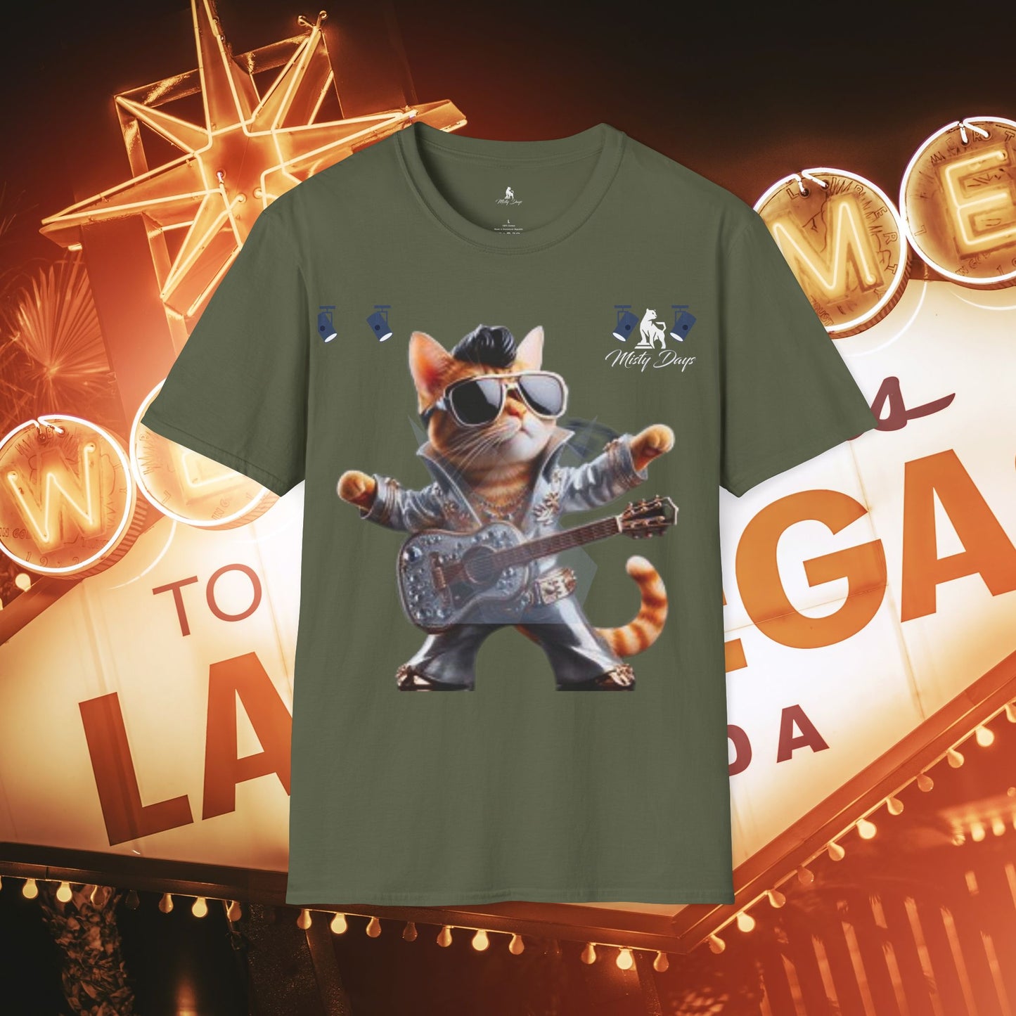 Ginger Elvis T-Shirt - Vegas Years
